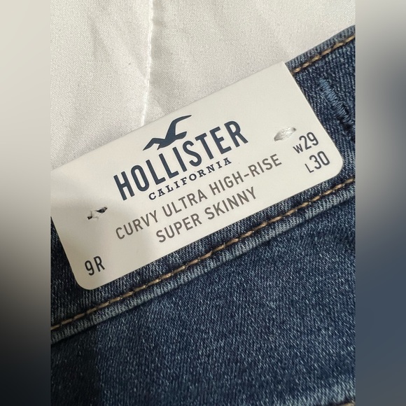 Hollister Curvy Ultra High-Rise Super Skinny Size 9 Regular NWT - Picture 6 of 8